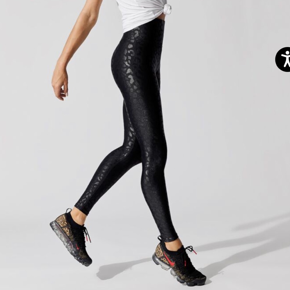 NWT Carbon38 Takara Shine High-Rise in Leopard Blk